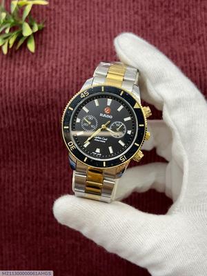 Men's Chronograph Watch with Stainless Steel Chain Strap - 1 Pc