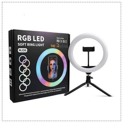 MJ36 36CM / 14-Inch Large RGB LED Ring Light – 16 Color Photography Lighting