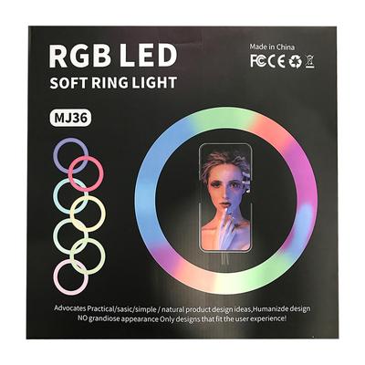 MJ36 36CM / 14-Inch Large RGB LED Ring Light – 16 Color Photography Lighting