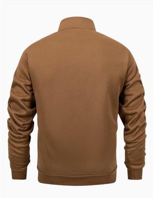 2 Pcs Men's Fleece Plain Zipper Track Suit