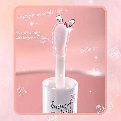 Big Brush Color Changing Glossy Finish Lip Oil, 1 Pc, Pink Shade