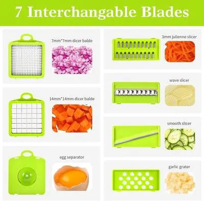 Versatile Vegetable Cutter - 1 Pc for Effortless Food Prep & Kitchen Organization