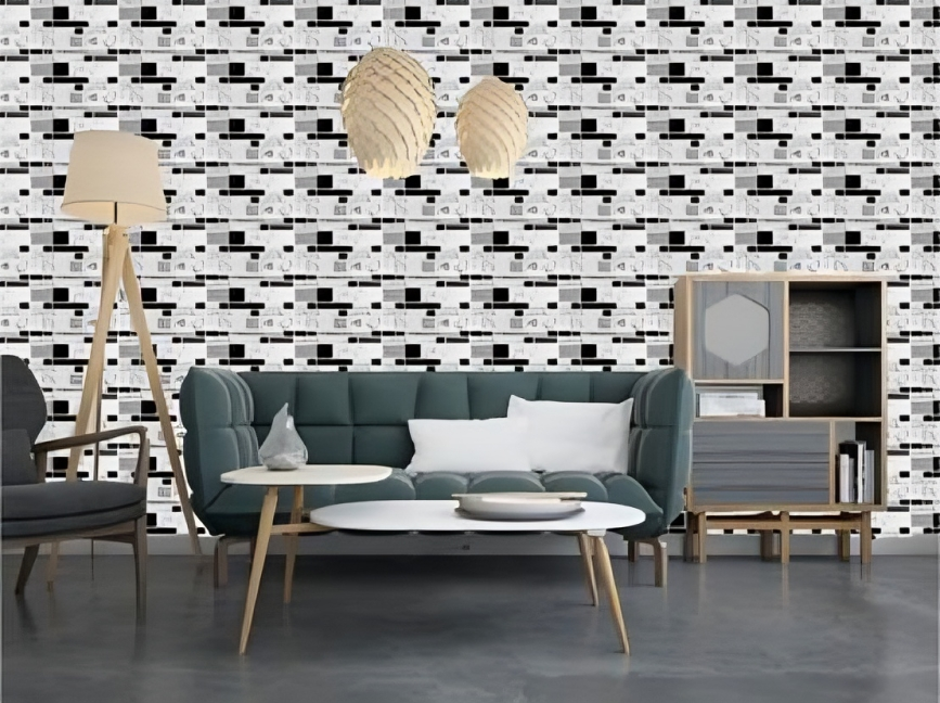 Modern Abstract Wall Stickers - 150 Pcs for Stylish Decor